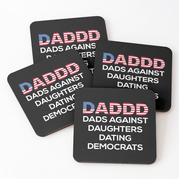 Item preview, Daddd dads against daughters dating democrats funny dad designed and sold by MotivatedMode.