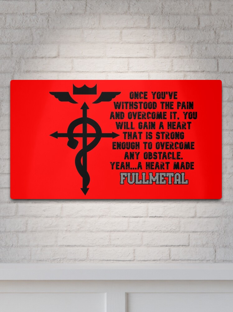 Fullmetal Alchemist Plaque