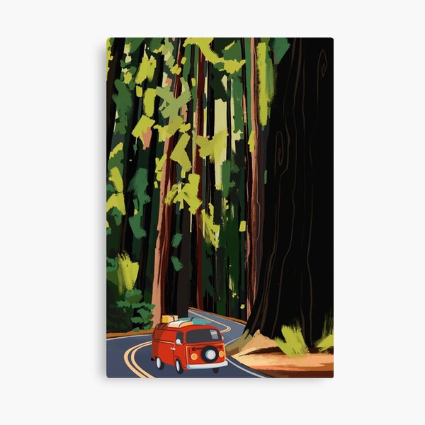 America Travel Poster Canvas Print