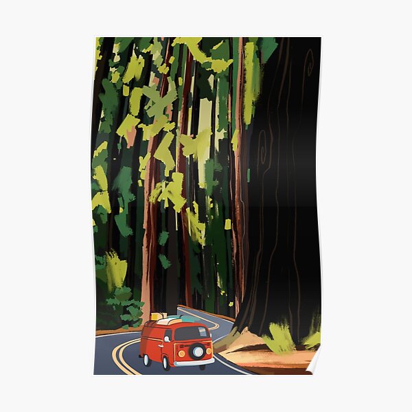 America Travel Poster Poster