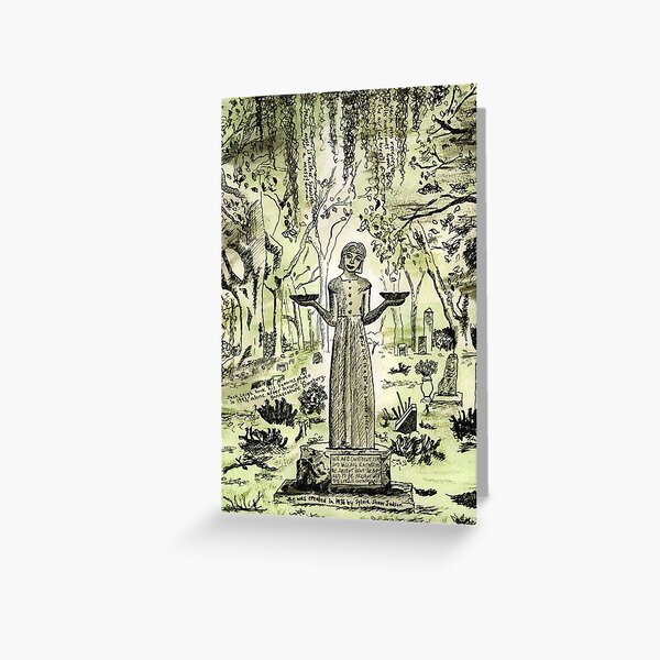Item preview, Bird Girl of Bonaventure Cemetery designed and sold by TamaraGarvey.