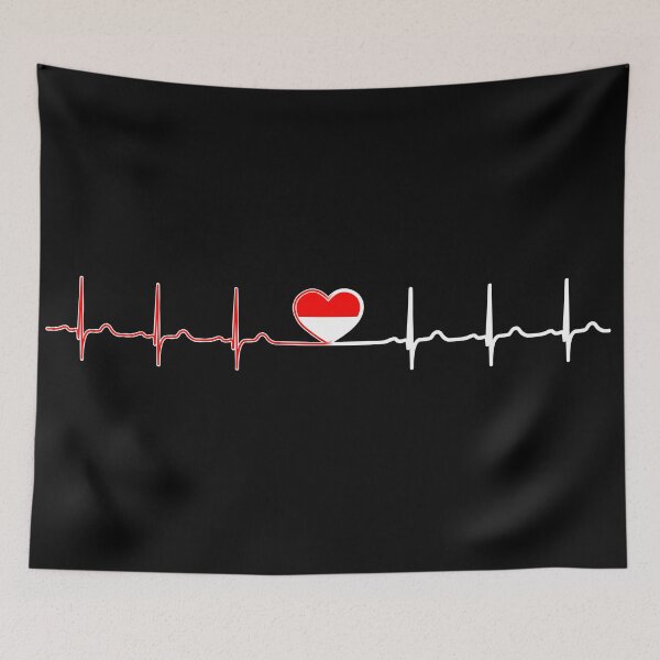 Item preview, Heartbeat Indonesia designed and sold by Heartbeatsalad.