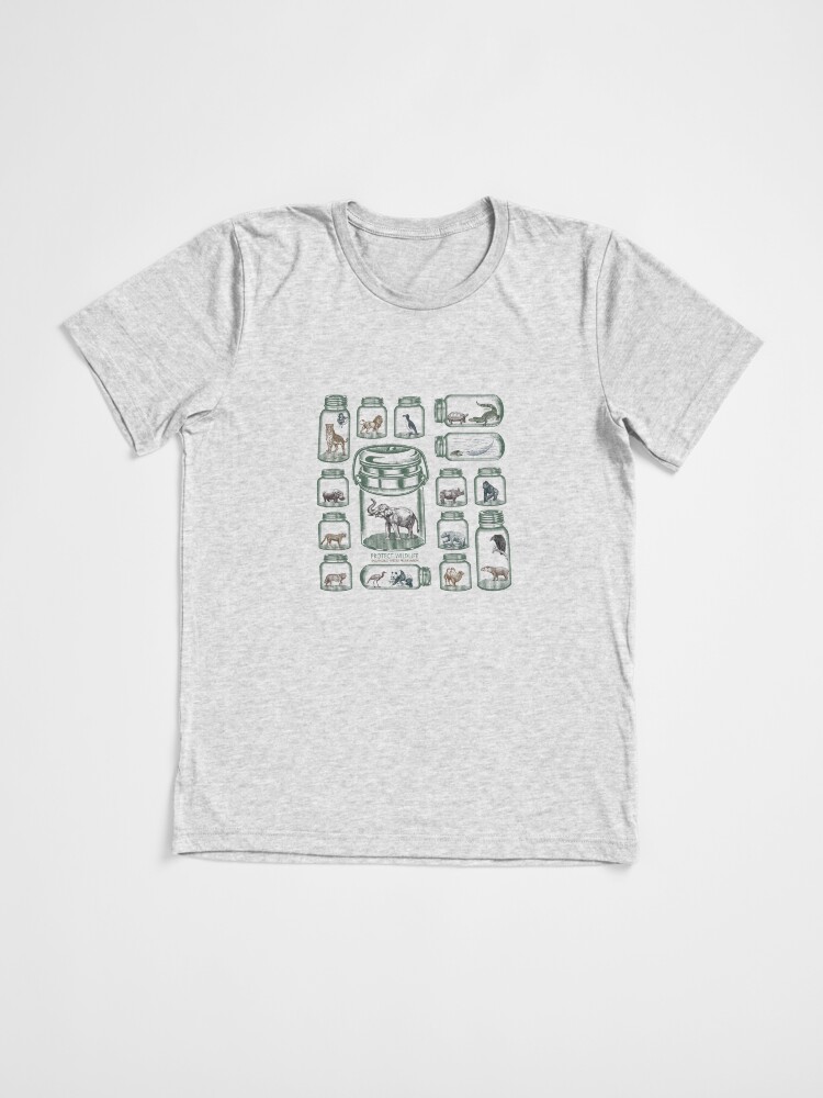 Thumbnail 3 of 7, Tri-blend T-Shirt, Protect Wildlife - Endangered Species Preservation designed and sold by BelleFlores.