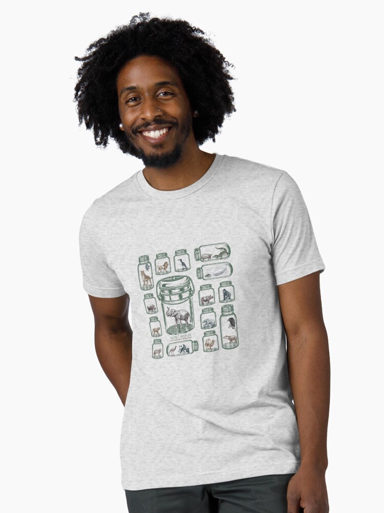 Thumbnail 1 of 7, Tri-blend T-Shirt, Protect Wildlife - Endangered Species Preservation designed and sold by BelleFlores.