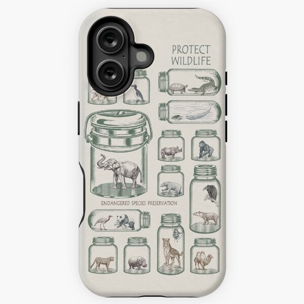 Protect Wildlife - Endangered Species Preservation iPhone Tough Case