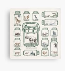 Protect Wildlife - Endangered Species Preservation Metal Print