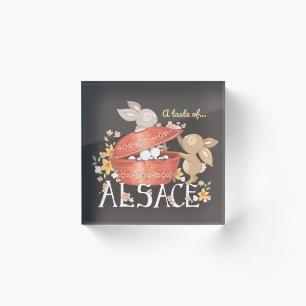 A taste of Alsace Acrylic Block