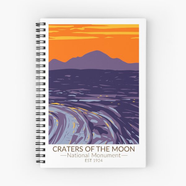 Item preview, Craters of the Moon National Monument Idaho Vintage designed and sold by KrisSidDesigns.