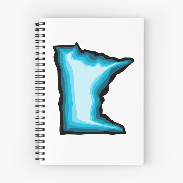 Item preview, Blue Abstract Minnesota MN designed and sold by hopecope.