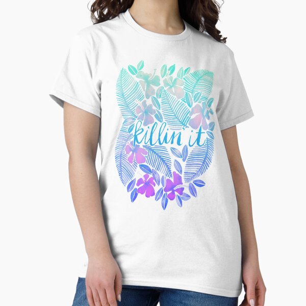 Item preview, Killin' It – Turquoise + Lavender Ombré designed and sold by Cat Coquillette.