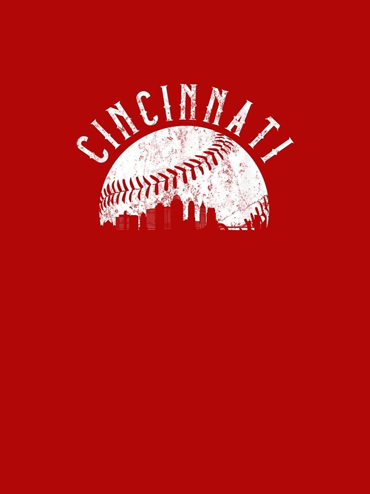 Vintage cincinnati baseball Sticker for Sale by dfxsam08