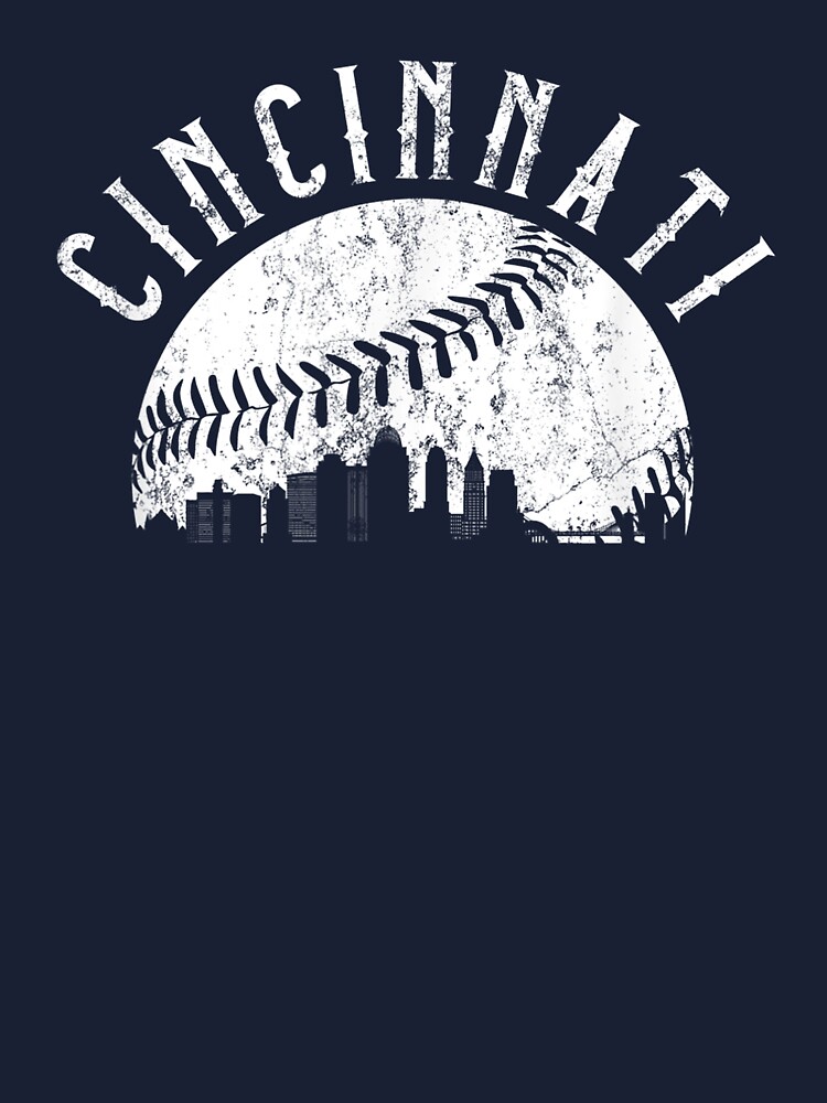 Vintage cincinnati baseball Sticker for Sale by dfxsam08