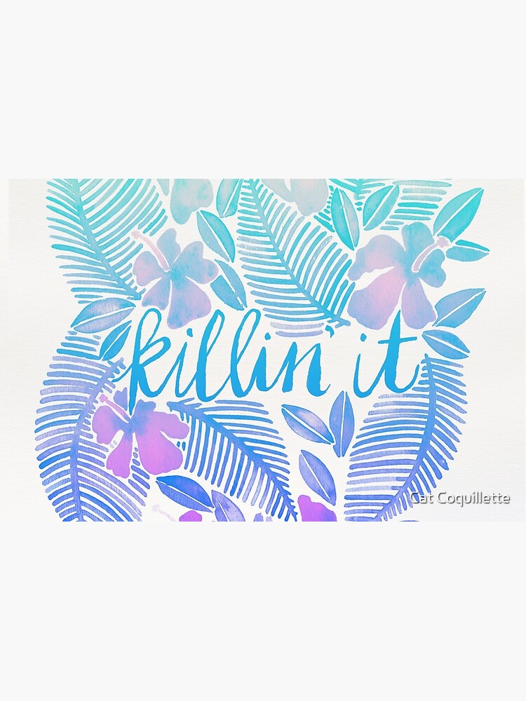Killin' It – Turquoise + Lavender Ombré by catcoq