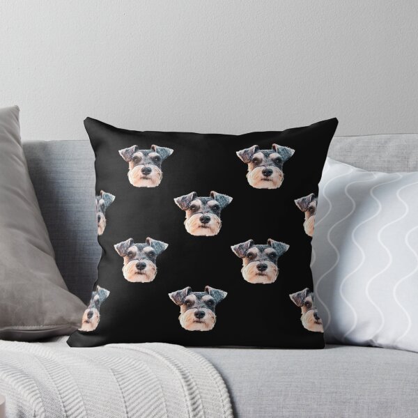 Item preview, funny miniature schnauzer dog face masks designed and sold by alaechamlal.