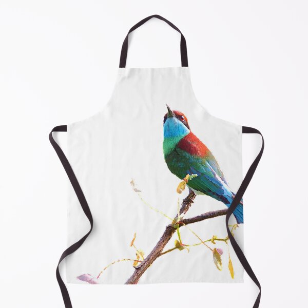 Item preview, The blue-throated bee-eater has chestnut red or chocolate color from the top to the upper back designed and sold by zenger2021.