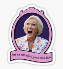 Tell us all about your iced buns Sticker