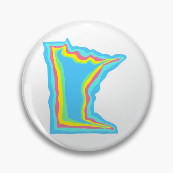 Item preview, Bright Neon Colorful Minnesota designed and sold by hopecope.