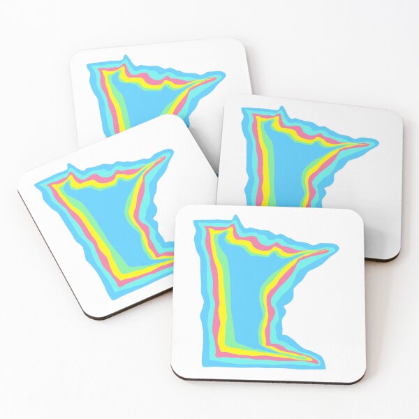 Item preview, Bright Neon Colorful Minnesota designed and sold by hopecope.