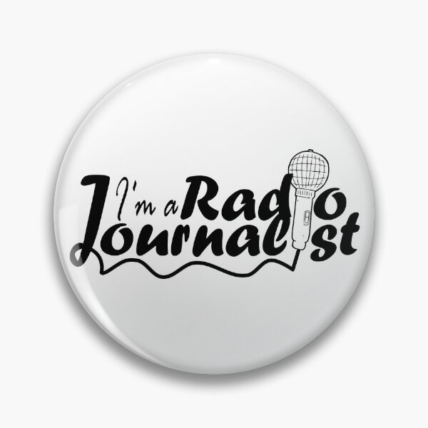 Item preview, I am a radio journalist - Text design designed and sold by am-L.