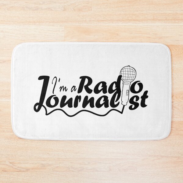 Item preview, I am a radio journalist - Text design designed and sold by am-L.