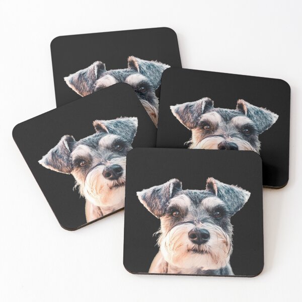 Item preview, miniature schnauzer face art lover gift designed and sold by alaechamlal.