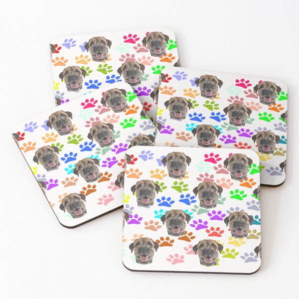 Item preview, border terrier dog funny face paw gifts designed and sold by alaechamlal.