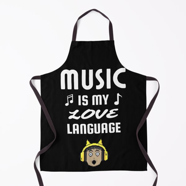 Item preview, Music is my love language - music is better than folks - Headphone galore pattern designed and sold by For the love of Pixels.
