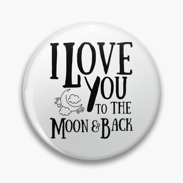Item preview, A Great Gift for that Special Someone!!  "I love you to the moon and back." designed and sold by QuoteActually.