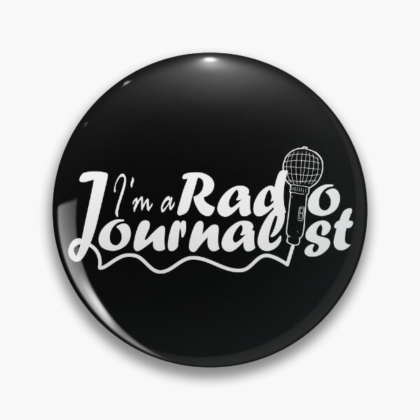 Item preview, I am a radio journalist - Text design designed and sold by am-L.