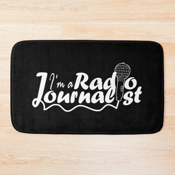 Item preview, I am a radio journalist - Text design designed and sold by am-L.