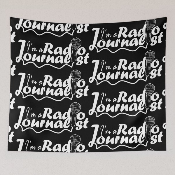 Item preview, I am a radio journalist - Text design designed and sold by am-L.