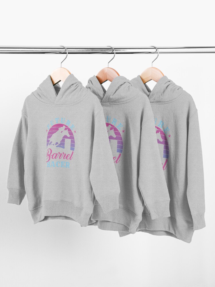 Alternate view of Future Barrel Racer Toddler Pullover Hoodie