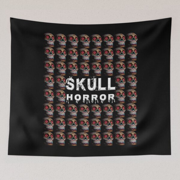 Item preview, Skull Horror color funny designed and sold by DesignerFollow.