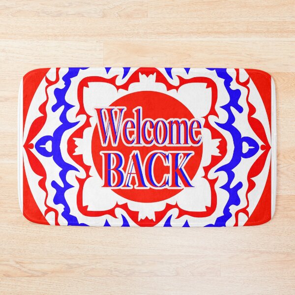 Item preview, Welcome Back Students and Staff RED 3 designed and sold by EdwardMonet.