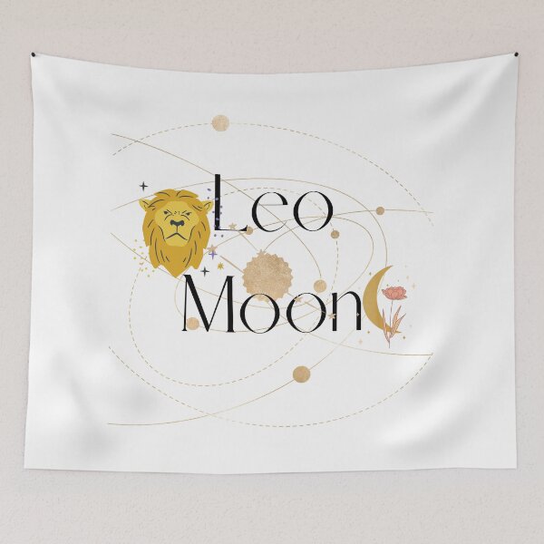 Artikelvorschau, Löwe Mond Kosmisches Mondzeichen Astrologie entworfen und verkauft von Designedbysm.