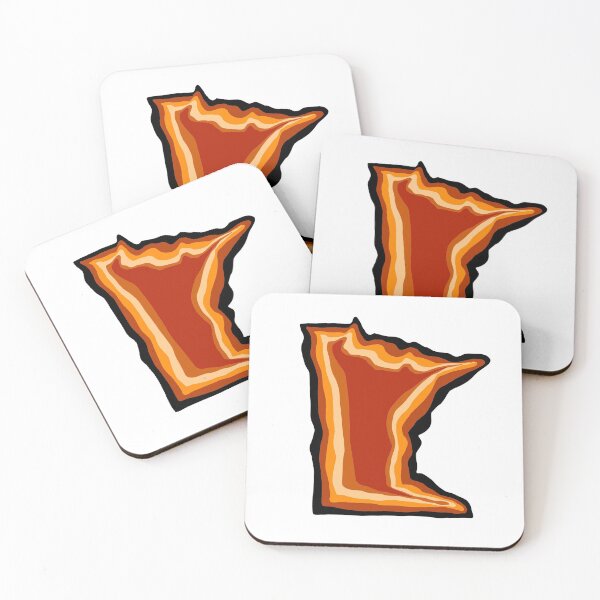 Item preview, Red and Orange Minnesota designed and sold by hopecope.