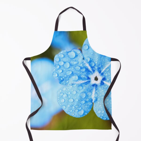 Item preview, Nature fantasy morning dew blue flower designed and sold by Shreetansh.