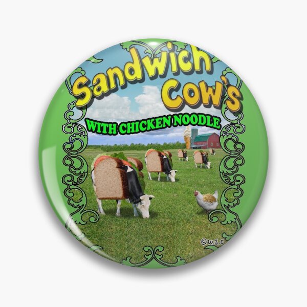 Item preview, Sandwich Cows with Chicken Noodle designed and sold by Jay Chamberlin.