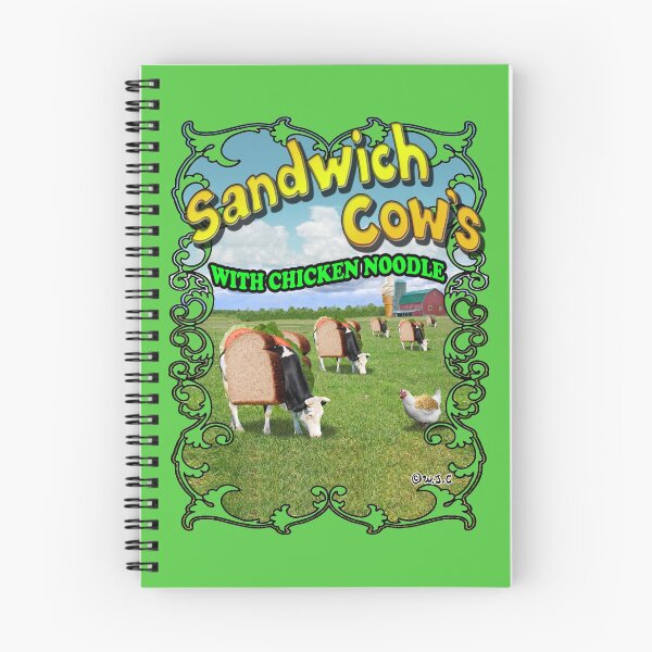 Item preview, Sandwich Cows with Chicken Noodle designed and sold by Jay Chamberlin.