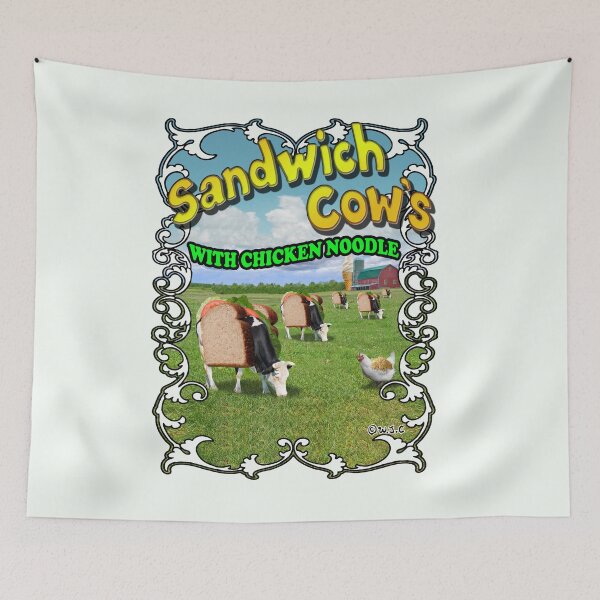 Item preview, Sandwich Cows with Chicken Noodle designed and sold by Jay Chamberlin.