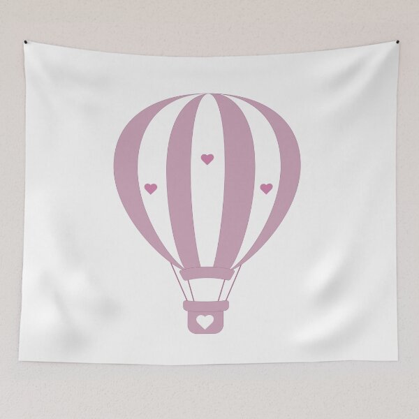 Item preview, Hot air balloon in cartoon flat style. Modern print designed and sold by KsuWonder.