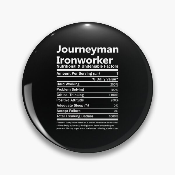 Item preview, Journeyman Ironworker T Shirt - Nutritional And Undeniable Factors Gift Item Tee designed and sold by arlinasdua.