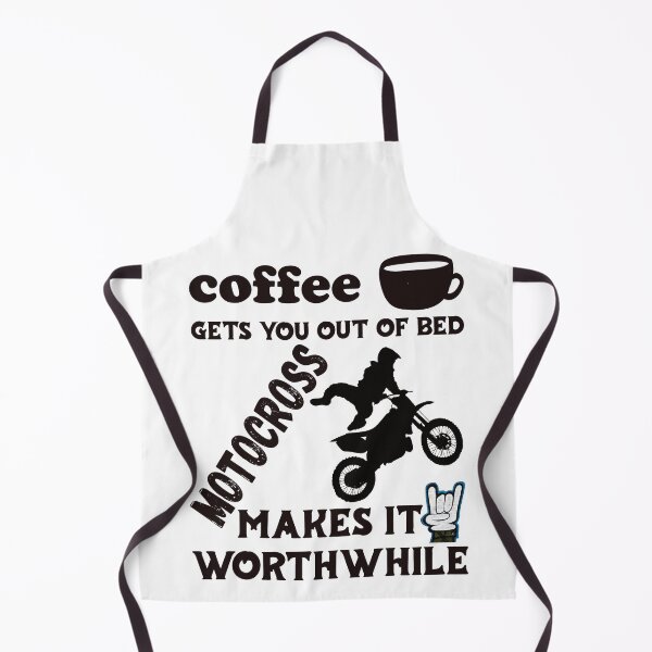 Artikelvorschau, Kaffee holt dich aus dem Bett - Motocross macht es lohnenswert - Dark Text entworfen und verkauft von DerekJSmith.