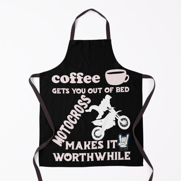 Artikelvorschau, Kaffee holt dich aus dem Bett - Motocross macht es lohnenswert - Light Text entworfen und verkauft von DerekJSmith.