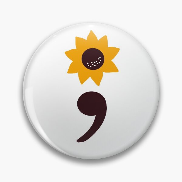 Item preview, Sunflower Semi-Colon designed and sold by tbcalligraphy.