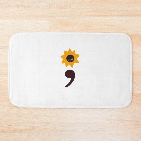 Item preview, Sunflower Semi-Colon designed and sold by tbcalligraphy.