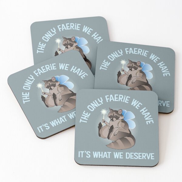 Item preview, Trash Panda Faerie w/ Slogan designed and sold by atomicinchworm.