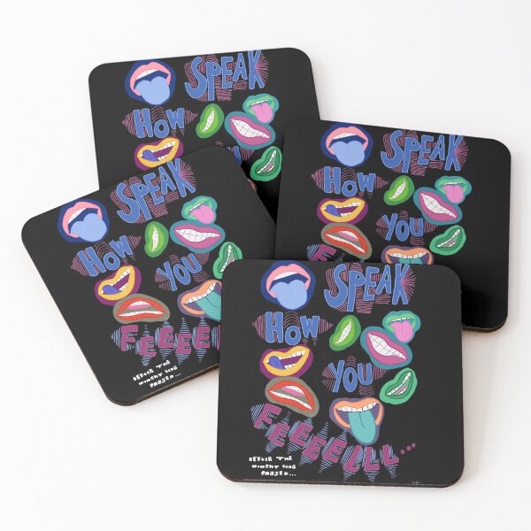 Item preview, Speak How You Feel - Black  designed and sold by Haylee Salopek.