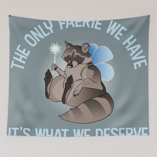 Item preview, Trash Panda Faerie w/ Slogan designed and sold by atomicinchworm.