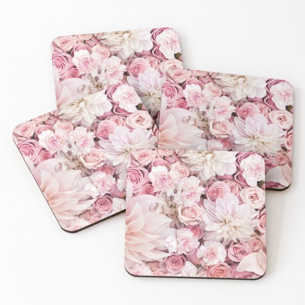 Item preview, Beautiful pink flowers abstract art designed and sold by NexusArts.